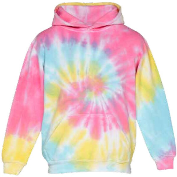 5 Rivers Apparel Youth Tie Dye Pullover Hooded Sweatshirt Thumbnail