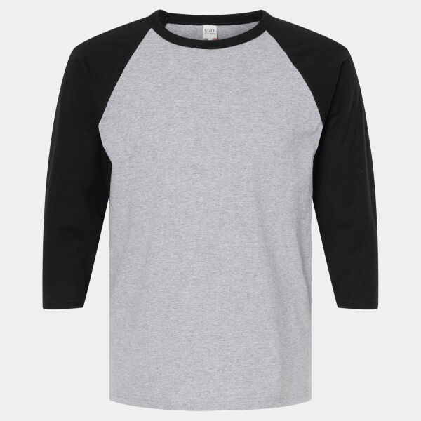 Raglan Three-Quarter Sleeve Baseball T-Shirt Thumbnail