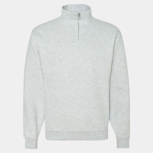 Nublend® Cadet Collar Quarter-Zip Sweatshirt Thumbnail