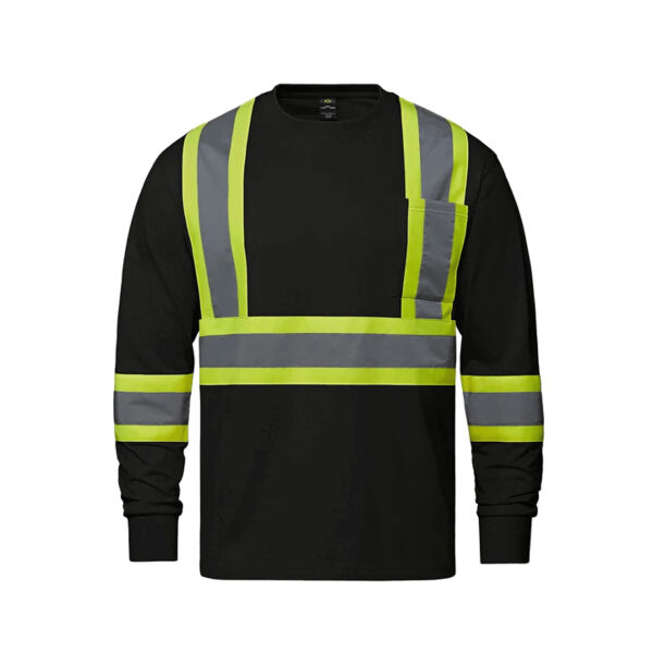 CSW - Paramount - Cotton Long Sleeve Hi-Vis T-Shirt Thumbnail