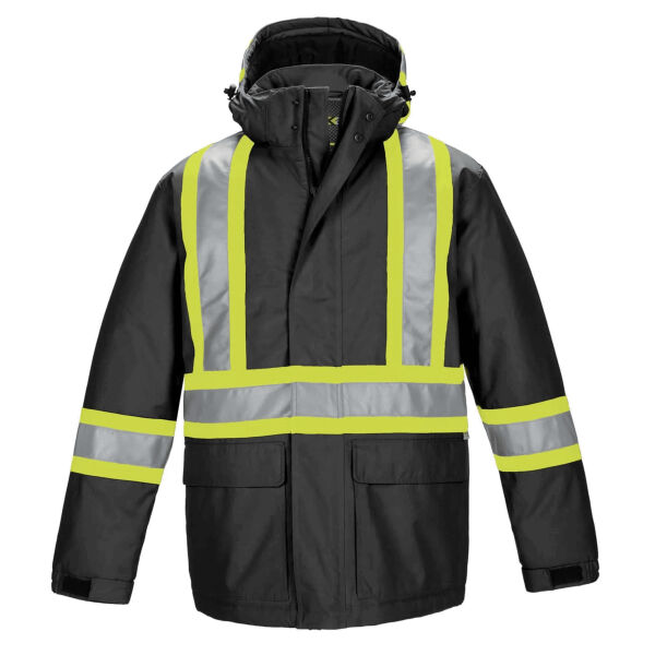 Armour - Hi-Vis Insulated Parka w/ Detachable Hood Thumbnail