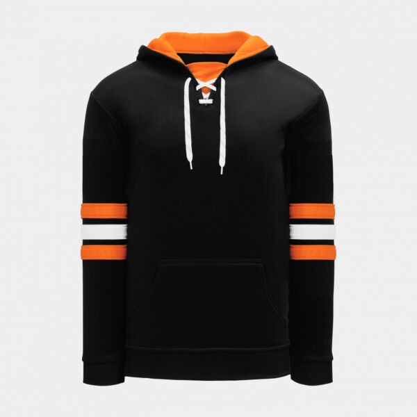 Youth Athletic Knit Skate Lace Neck Hoodie Thumbnail