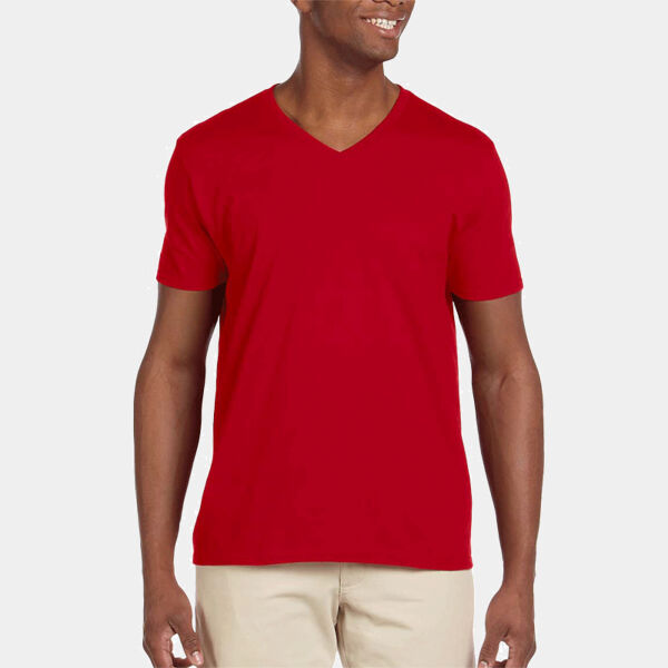 Gildan Adult Softstyle® V-Neck T-Shirt Thumbnail