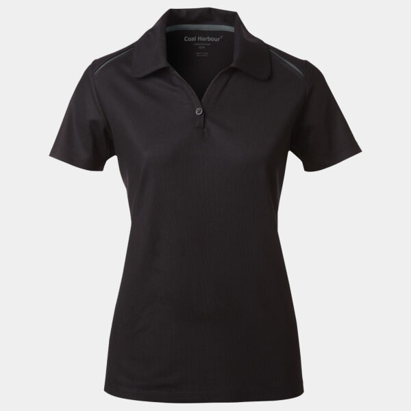 COAL HARBOUR® SNAG RESISTANT CONTRAST INSET LADIES' POLO Thumbnail