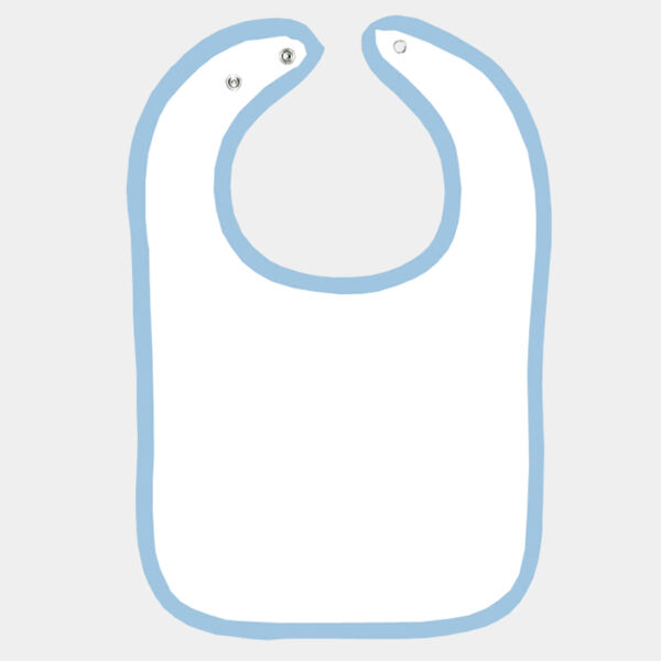 Rabbit Skins Infant Contrast Trim Terry Bib Thumbnail